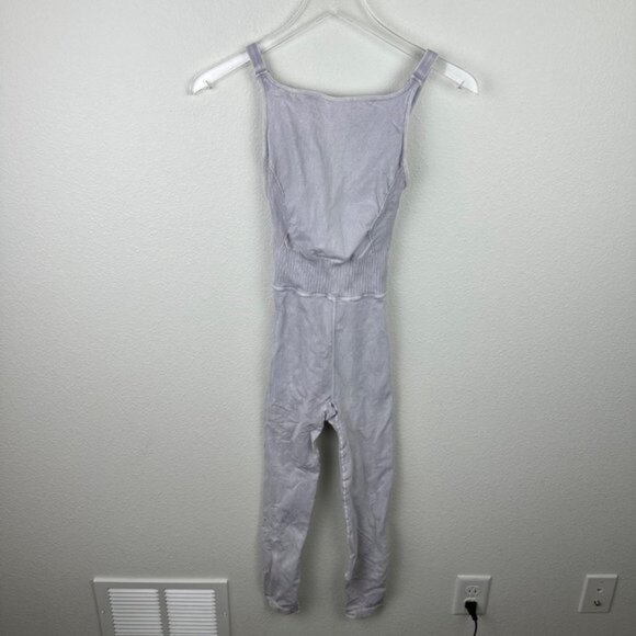 FP Movement Good Karma High-Neck Onesie in Ice Grey - Picture 4 of 8